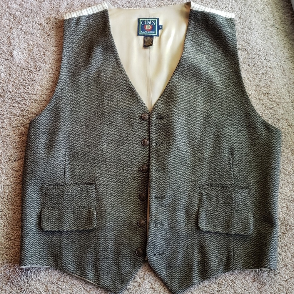 Chaps Wool Blend Vest
